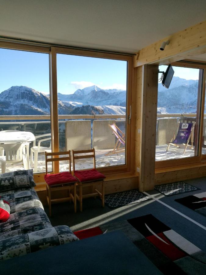 Appartement D'Une Chambre A La Plagne Aime 2000 A 10 M Des Pistes Avec Vue Sur La Ville Et Terrasse Amenagee Macot-la-Plagne ภายนอก รูปภาพ