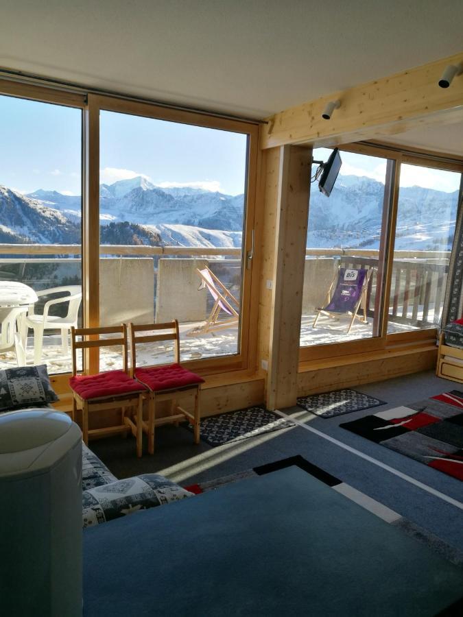 Appartement D'Une Chambre A La Plagne Aime 2000 A 10 M Des Pistes Avec Vue Sur La Ville Et Terrasse Amenagee Macot-la-Plagne ภายนอก รูปภาพ