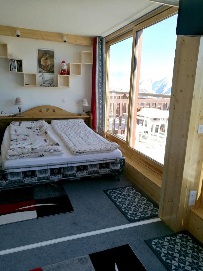 Appartement D'Une Chambre A La Plagne Aime 2000 A 10 M Des Pistes Avec Vue Sur La Ville Et Terrasse Amenagee Macot-la-Plagne ภายนอก รูปภาพ